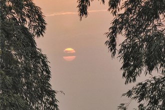 太陽(yáng)山上的落日
