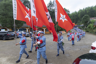 桃源縣老兵集團紅色教育基地舉辦紀念紅軍長征系列活動