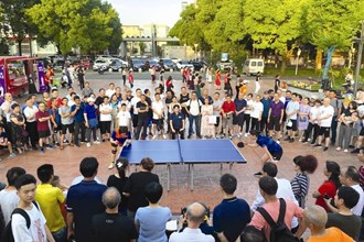 常德市“康樂園”杯戶外乒乓球賽