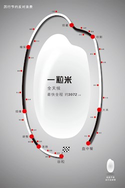 一粒米：全天候 最快全程約3072小時(shí)