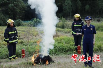 金秋防火不馬虎，消防知識送田頭