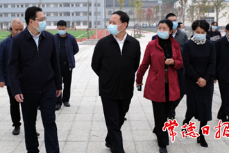 葉紅專來常調(diào)研民生實事項目落實情況指出 優(yōu)化和合理配置資源 推動教育均衡發(fā)展