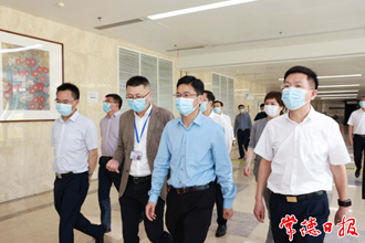 曹志強(qiáng)調(diào)研市經(jīng)投集團(tuán)產(chǎn)業(yè)發(fā)展情況時(shí)指出筑牢疫情防控和安全生產(chǎn)“雙防線”