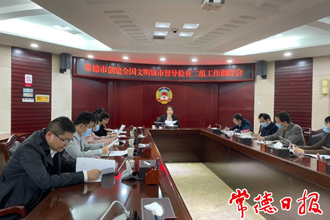 市領(lǐng)導(dǎo)開(kāi)展創(chuàng)建全國(guó)文明城市督導(dǎo)檢查時(shí)指出：用長(zhǎng)效機(jī)制督促問(wèn)題整改 從根本上提高全民文明素養(yǎng)