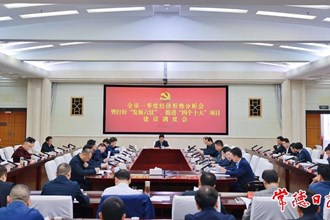 我市召開一季度經(jīng)濟形勢分析會