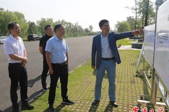 市領導調研江北城區(qū)水系水生態(tài)水環(huán)境治理保護工作