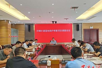 市領(lǐng)導(dǎo)調(diào)研環(huán)柳葉湖濕地保護(hù)修復(fù)項(xiàng)目