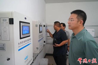 市領(lǐng)導(dǎo)調(diào)研澧縣和津市水污染防治工作