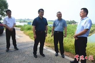 市領(lǐng)導(dǎo)赴沖柳高水鼎城河段開展巡河工作