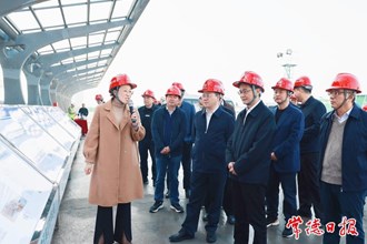 曹志強調(diào)研常德火車站北站房建設(shè)時強調(diào)：緊盯目標(biāo)任務(wù) 合力攻堅克難 確保2024年春運前開通運營