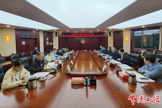 向曙光參加指導(dǎo)市政協(xié)機(jī)關(guān)第四黨支部主題教育專題組織生活會(huì)