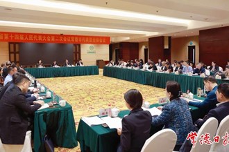常德代表團集中審議省高院、省檢察院工作報告