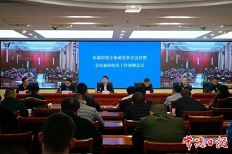 全市森林防滅火工作視頻會議召開