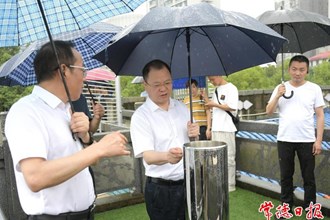 周振宇調(diào)研督導防汛備汛工作