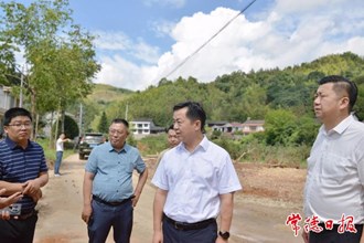 市領導赴桃源縣檢查指導災后重建工作