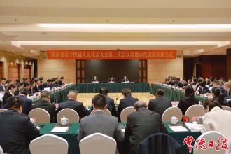 常德代表團(tuán)集中審議政府工作報(bào)告
