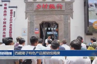 西藏隆子特色產(chǎn)品展銷館揭牌