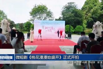 微短劇《桃花漫漫始盛開》正式開拍