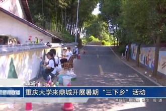 鼎城 ：重慶大學來鼎城開展暑期“三下鄉(xiāng)”活動