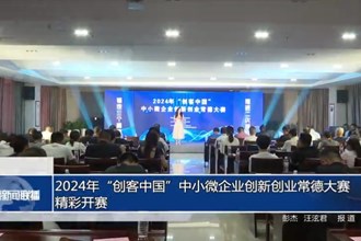 2024年“創(chuàng)客中國(guó)”中小微企業(yè)創(chuàng)新創(chuàng)業(yè)常德大賽精彩開(kāi)賽