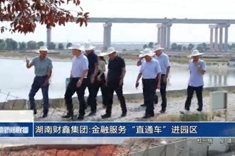 湖南財(cái)鑫集團(tuán)：金融服務(wù)“直通車”進(jìn)園區(qū) 特色產(chǎn)業(yè)集群上“送解優(yōu)”