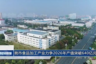 常德市食品加工產(chǎn)業(yè)力爭2026年產(chǎn)值突破640億元