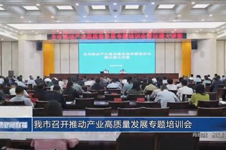 常德市召開推動產(chǎn)業(yè)高質(zhì)量發(fā)展專題培訓(xùn)會