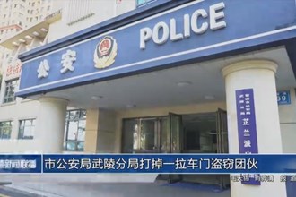 常德市公安局武陵分局打掉一拉車門(mén)盜竊團(tuán)伙