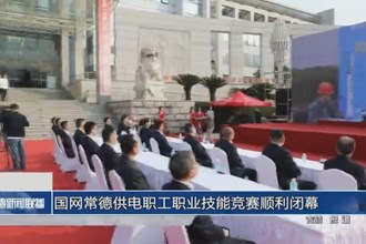 國(guó)網(wǎng)常德供電職工職業(yè)技能競(jìng)賽順利閉幕
