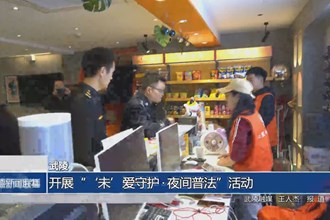 武陵：開展“‘未’愛守護(hù)?夜間普法”活動(dòng)