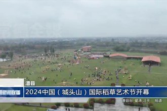 2024中國(guó)（城頭山）國(guó)際稻草藝術(shù)節(jié)開幕