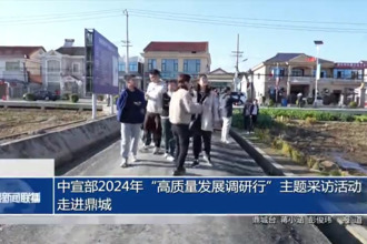 中宣部2024年“高質(zhì)量發(fā)展調(diào)研行”主題采訪活動(dòng)走進(jìn)鼎城