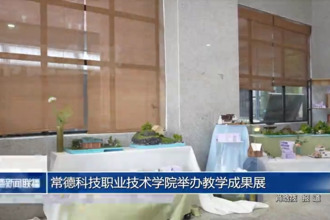 常德科技職業(yè)技術(shù)學(xué)院舉辦教學(xué)成果展