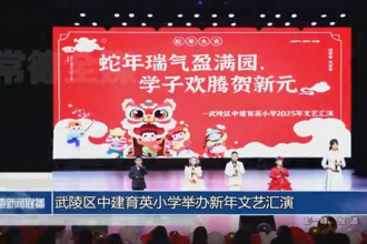 武陵區(qū)中建育英小學舉辦新年文藝匯演