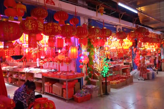 鼎城：年貨購銷兩旺 市場“紅紅火火”