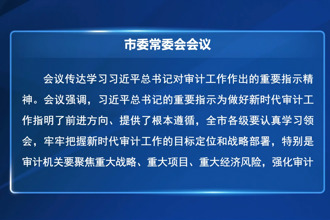 羅毅君主持召開市委常委會會議