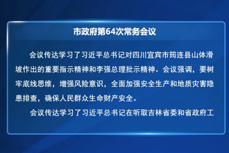常德市政府第64次常務(wù)會議召開