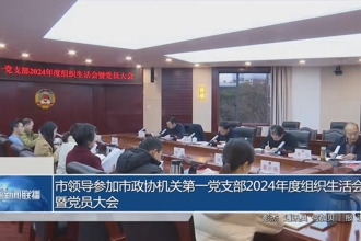 市領(lǐng)導(dǎo)參加市政協(xié)機(jī)關(guān)第一黨支部2024年度組織生活會(huì)暨黨員大會(huì)