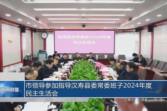 市領導參加指導漢壽縣委常委班子2024年度民主生活會