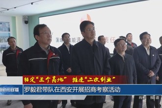 羅毅君帶隊在西安開展招商考察活動