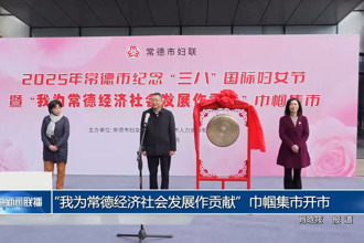 “我為常德經(jīng)濟社會發(fā)展作貢獻”巾幗集市開市