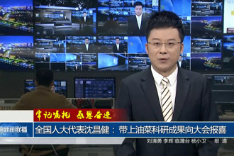 全國人大代表沈昌?。?帶上油菜科研成果向大會報喜