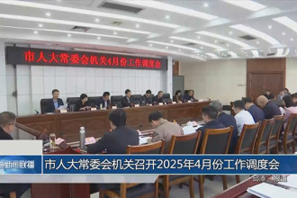 市人大常委會機(jī)關(guān)召開2025年4月份工作調(diào)度會