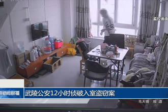 武陵公安12小時偵破入室盜竊案