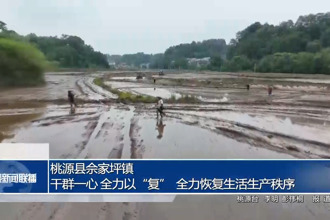 桃源縣佘家坪鎮(zhèn)：干群一心 全力以“復(fù)” 全力恢復(fù)生活生產(chǎn)秩序